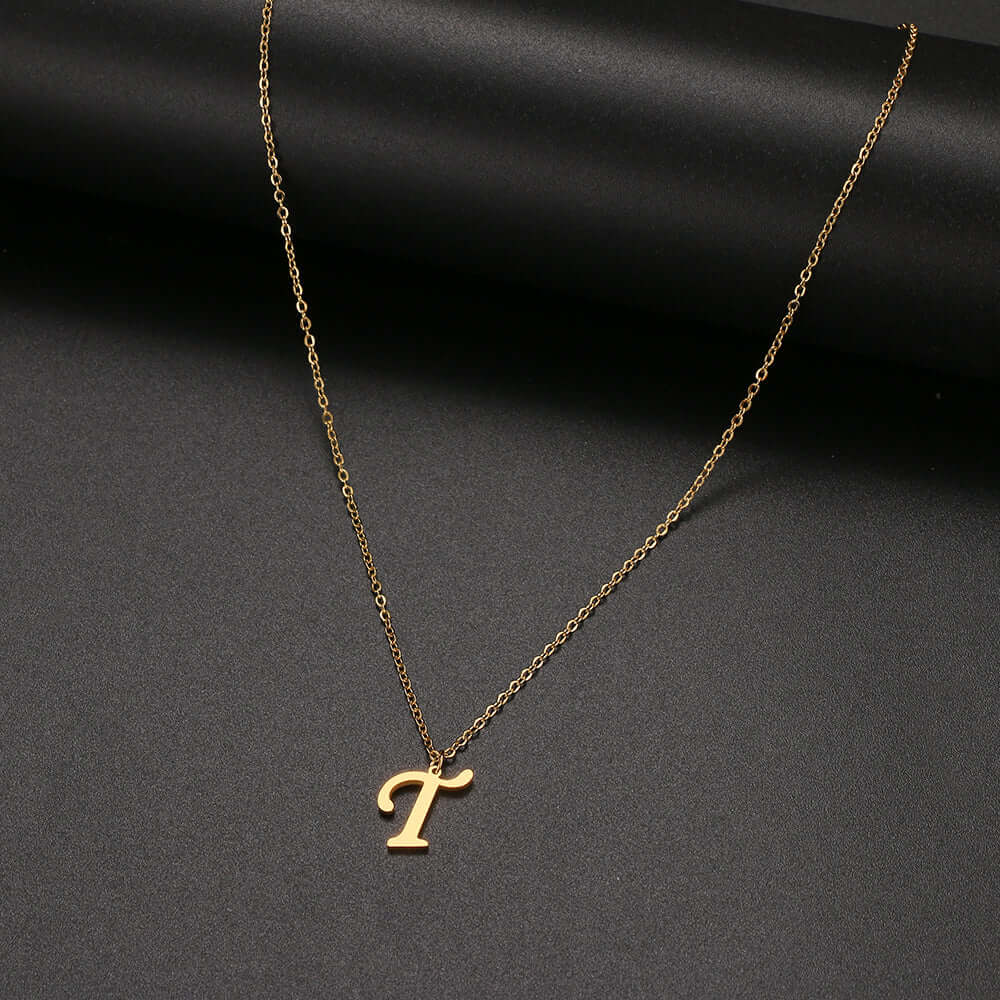 Initial Letter Pendant Necklace | MSHSM