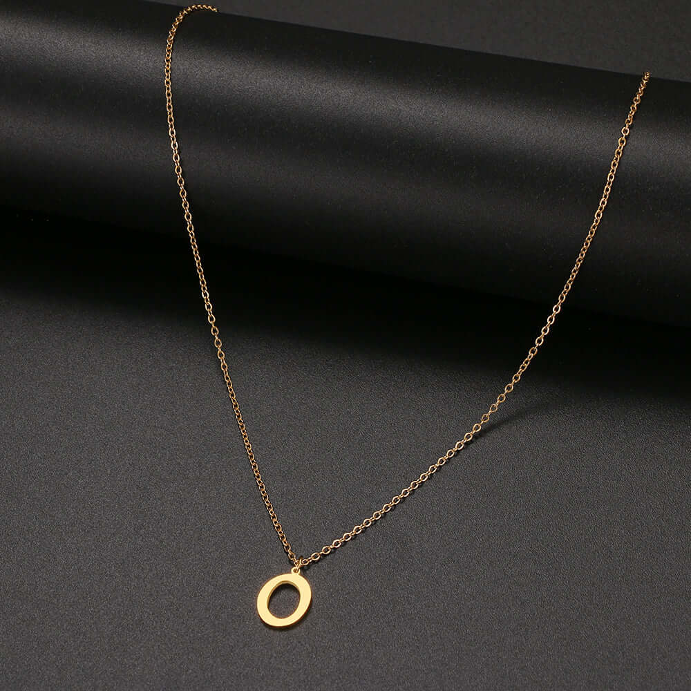 Initial Letter Pendant Necklace | MSHSM