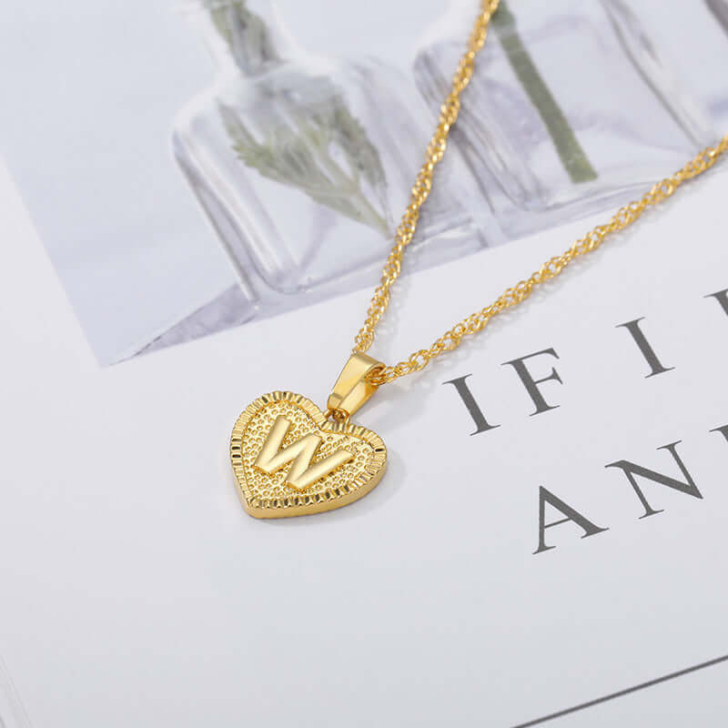 Alphabet Heart Chain Choker | MSHSM