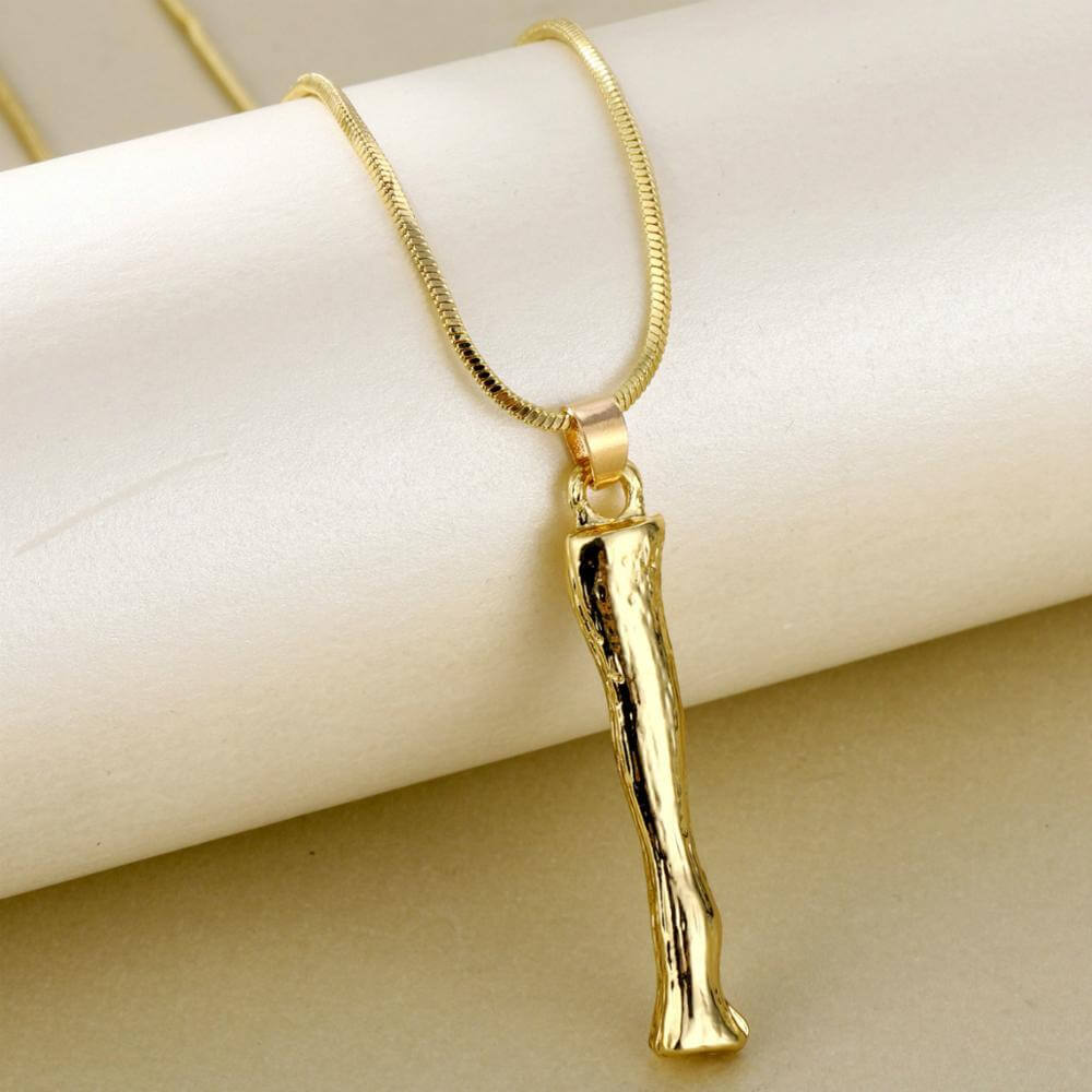 Anna Bamboo Alphabet Letter Necklace | MSHSM