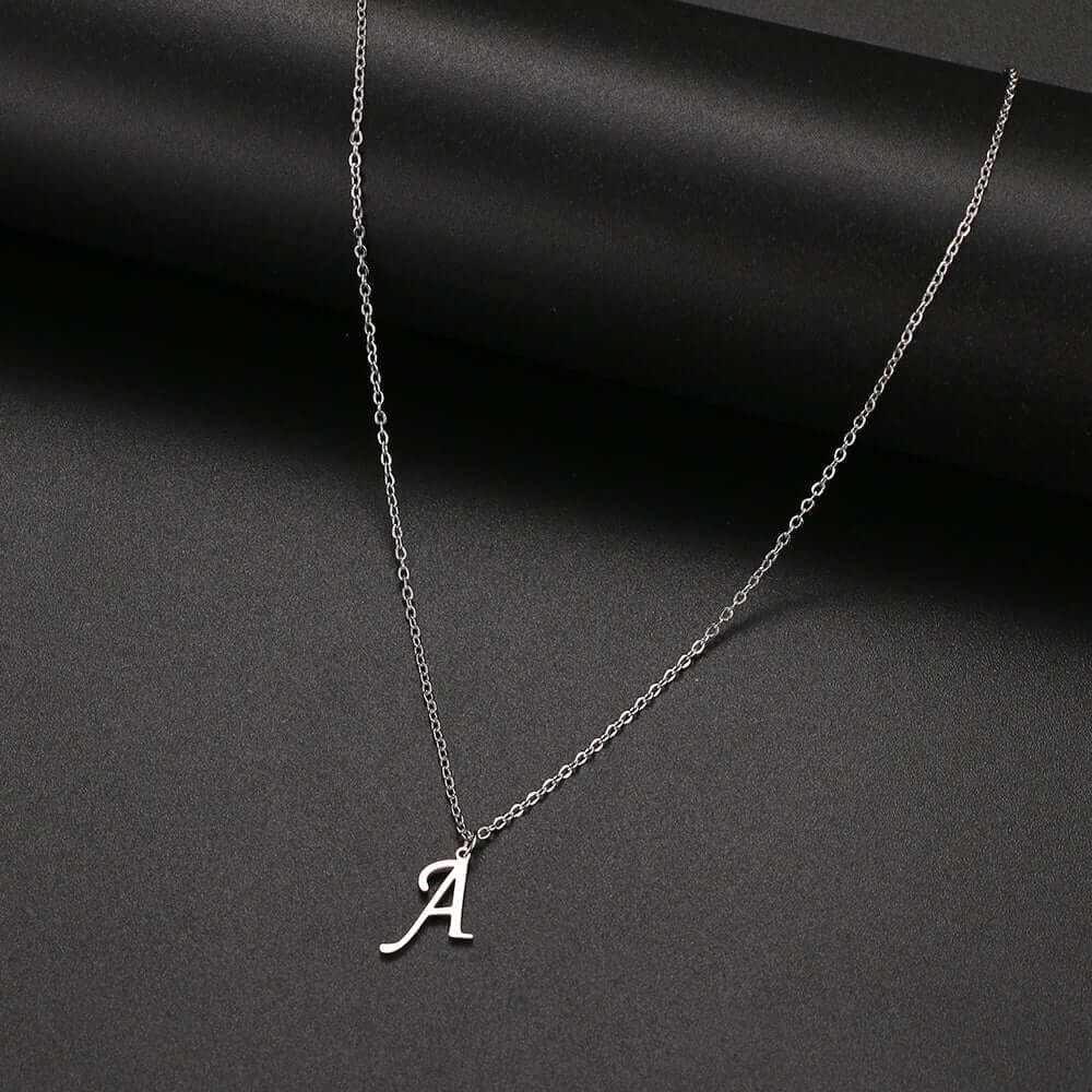 Initial Letter Pendant Necklace | MSHSM