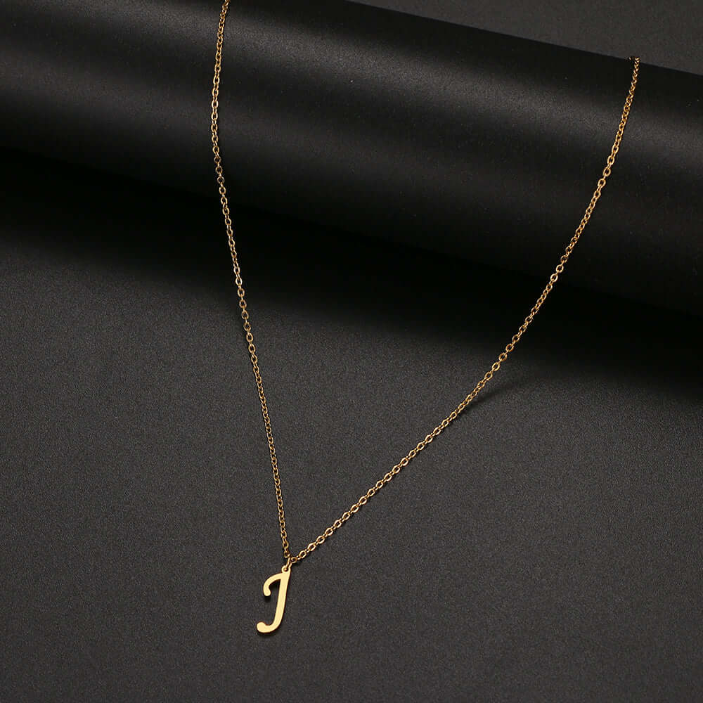 Initial Letter Pendant Necklace | MSHSM