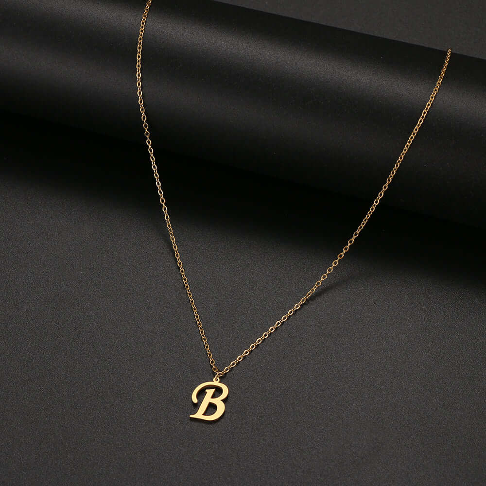 Initial Letter Pendant Necklace | MSHSM