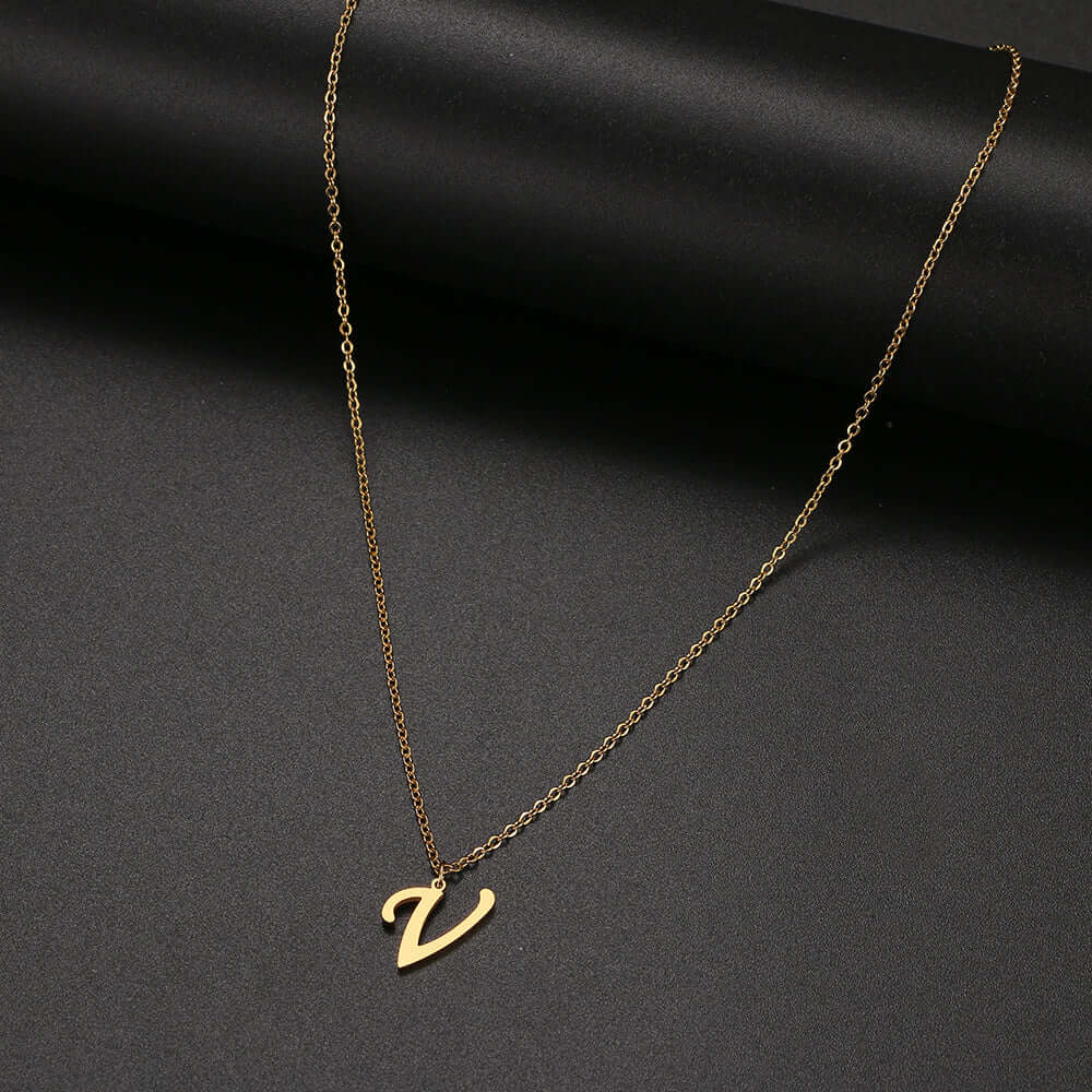 Initial Letter Pendant Necklace | MSHSM