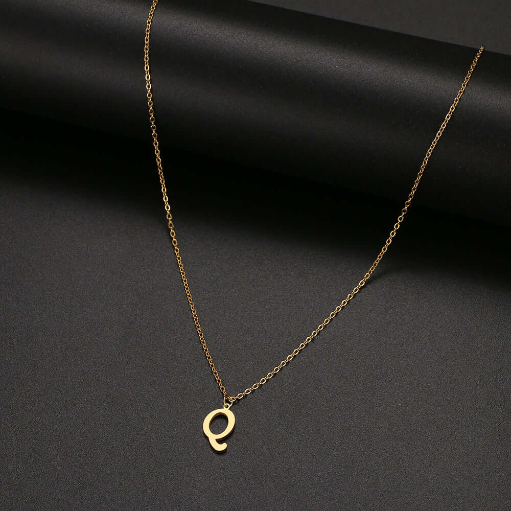 Initial Letter Pendant Necklace | MSHSM