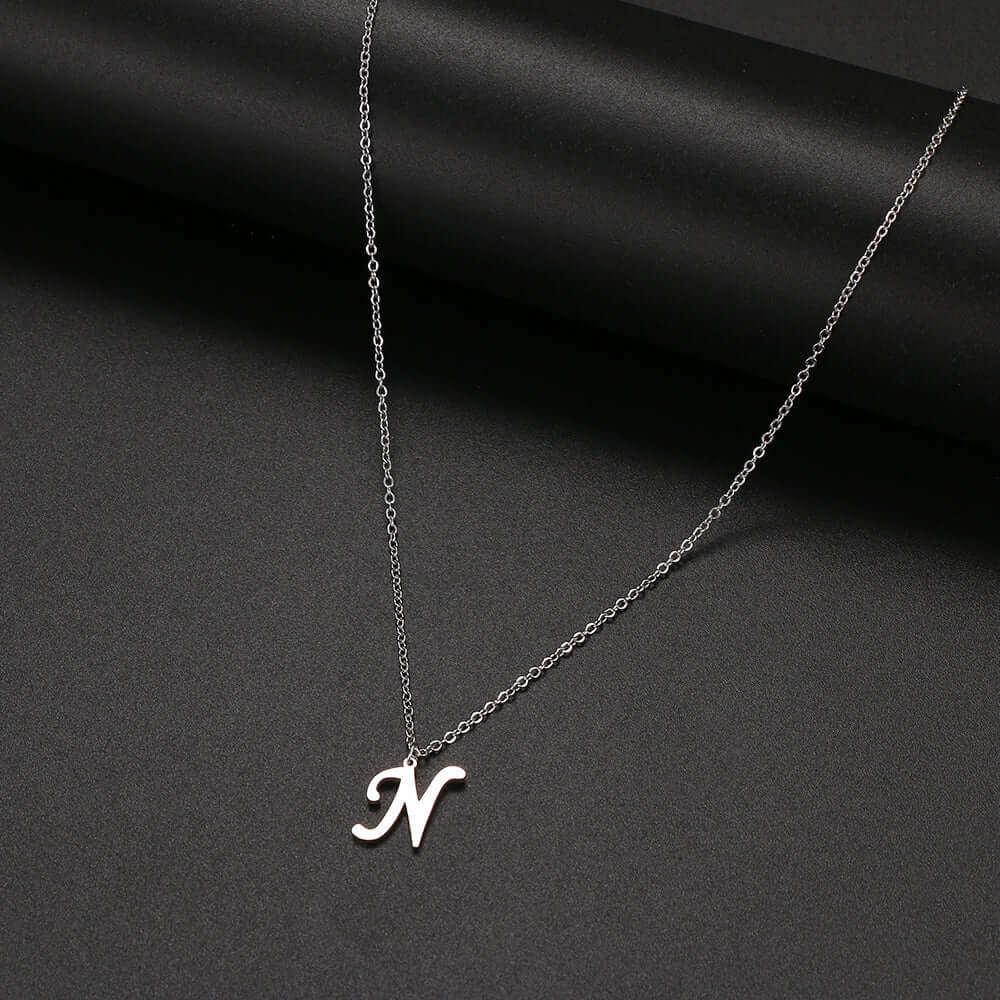 Initial Letter Pendant Necklace | MSHSM