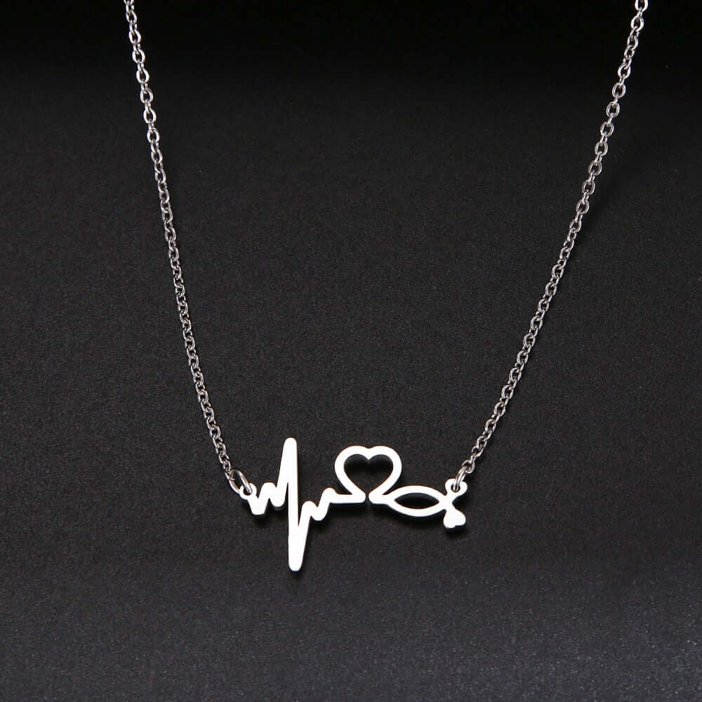 Stethoscope Heartbeat Necklace | MSHSM