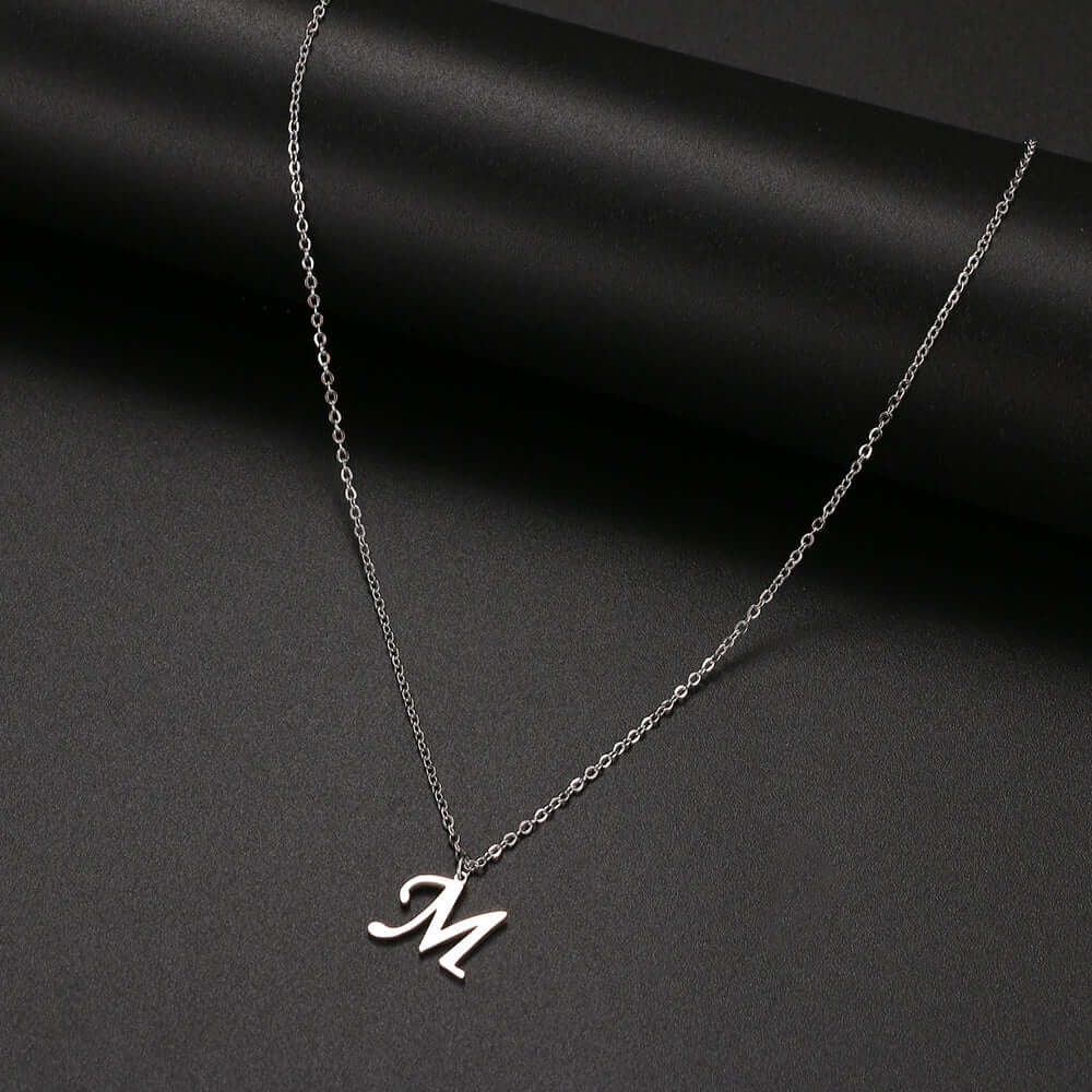Initial Letter Pendant Necklace | MSHSM