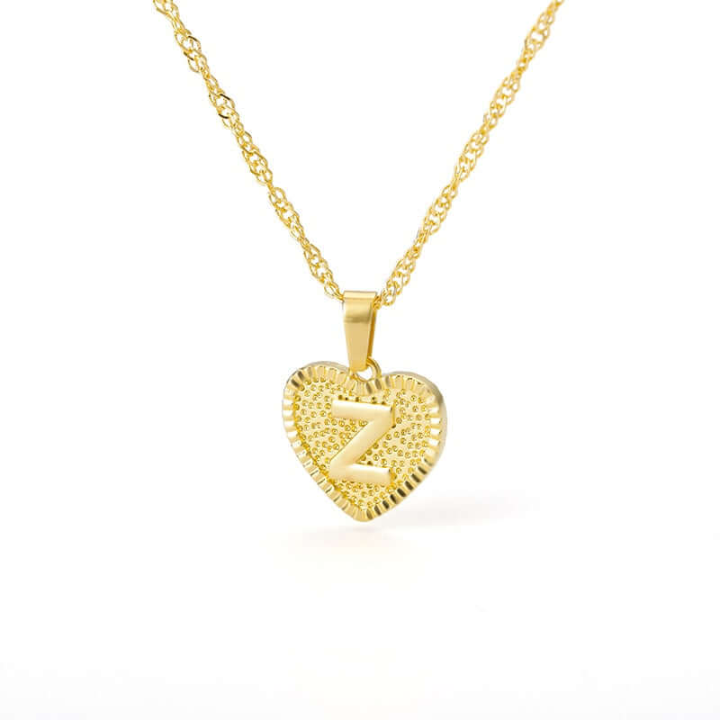 Alphabet Heart Chain Choker | MSHSM