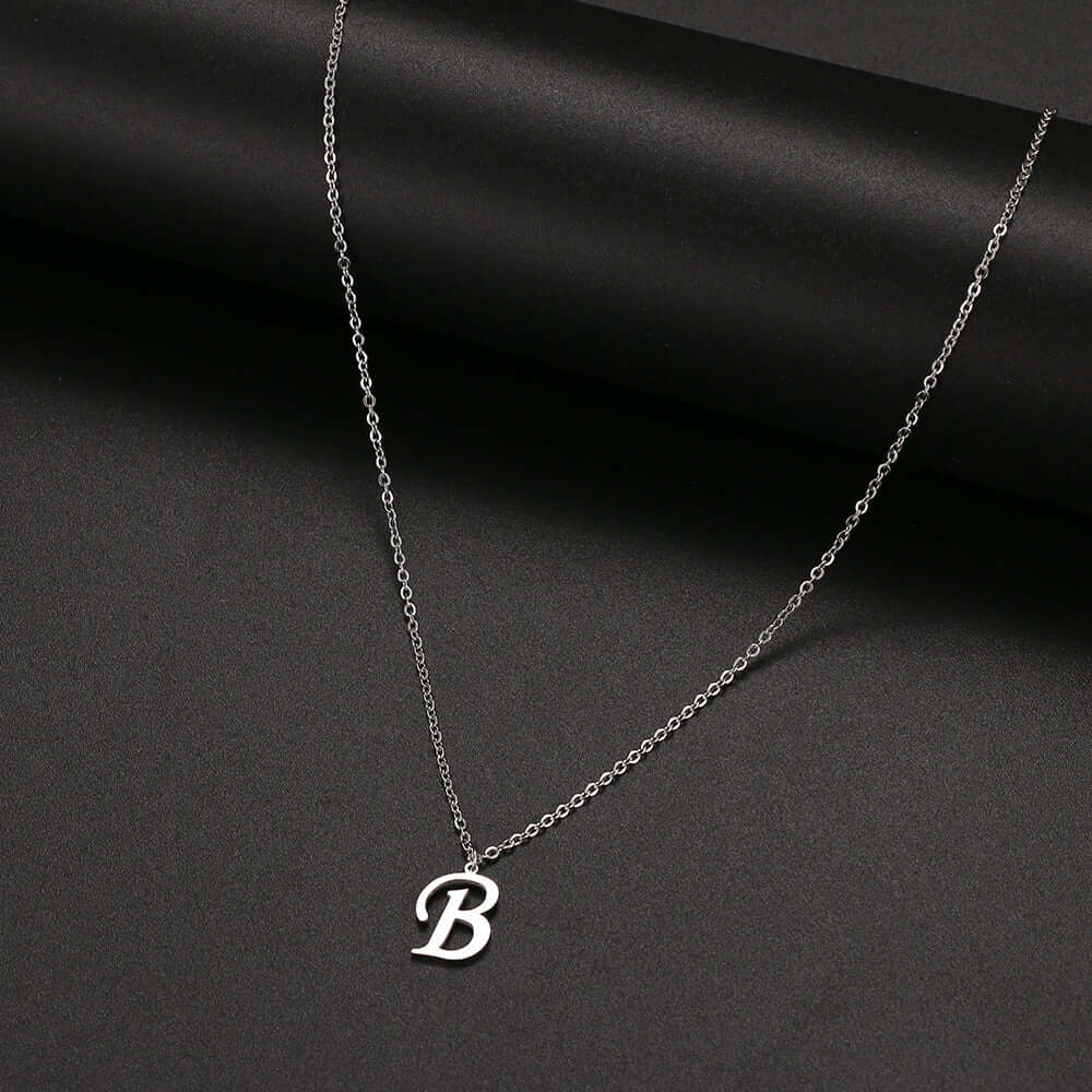 Initial Letter Pendant Necklace | MSHSM
