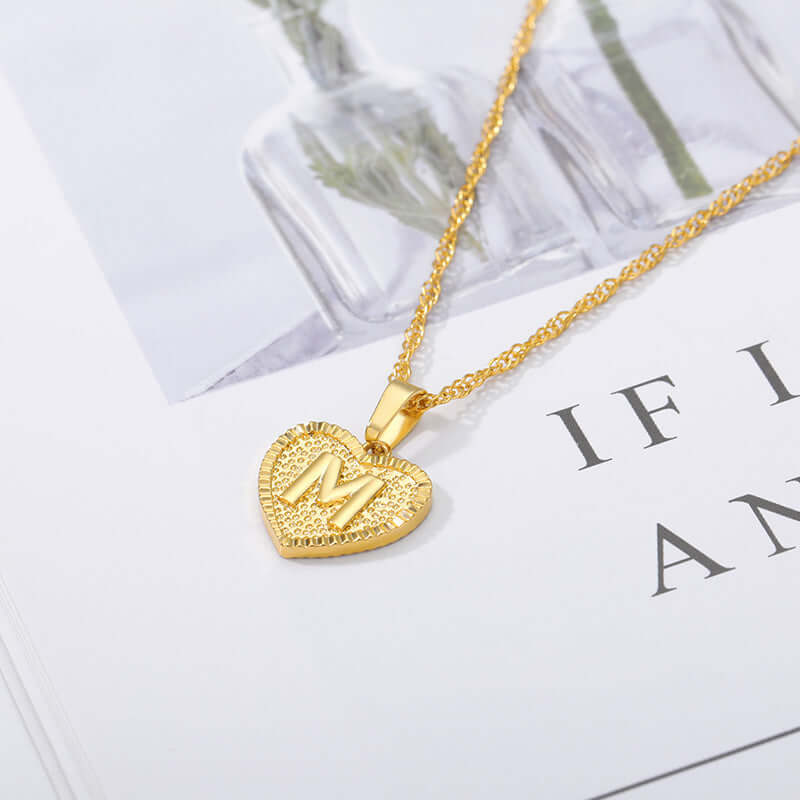 Alphabet Heart Chain Choker | MSHSM