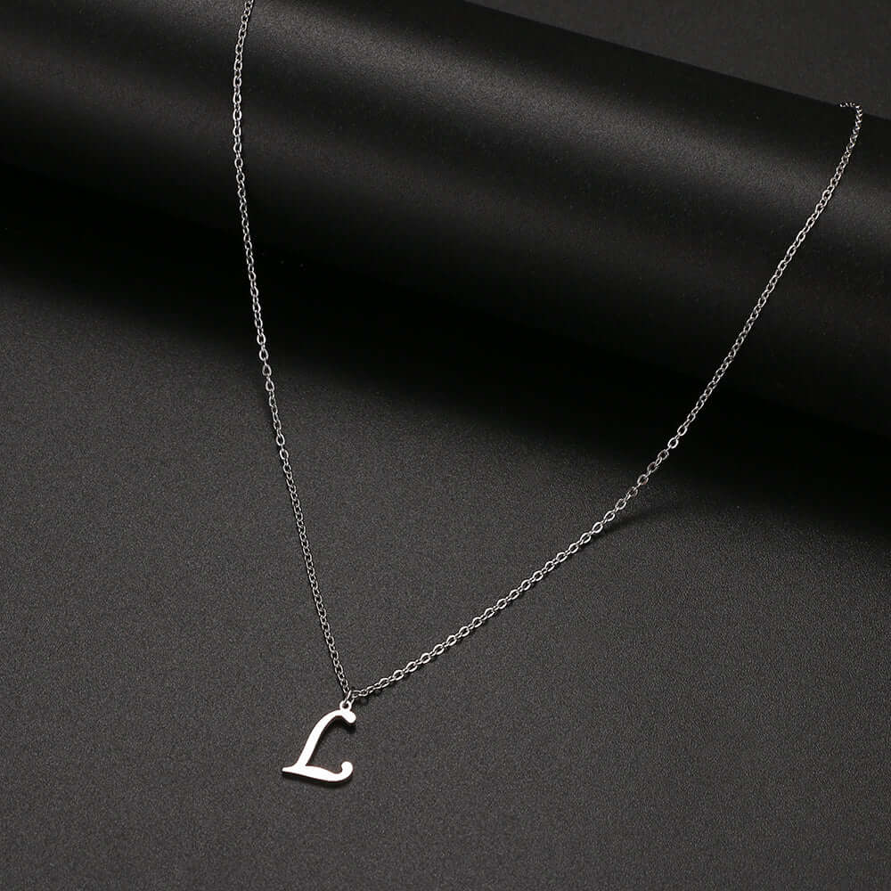 Initial Letter Pendant Necklace | MSHSM