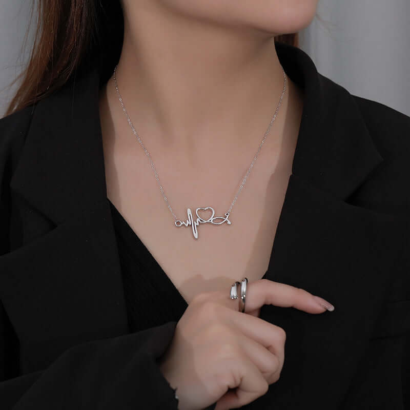 Stethoscope Heartbeat Necklace | MSHSM