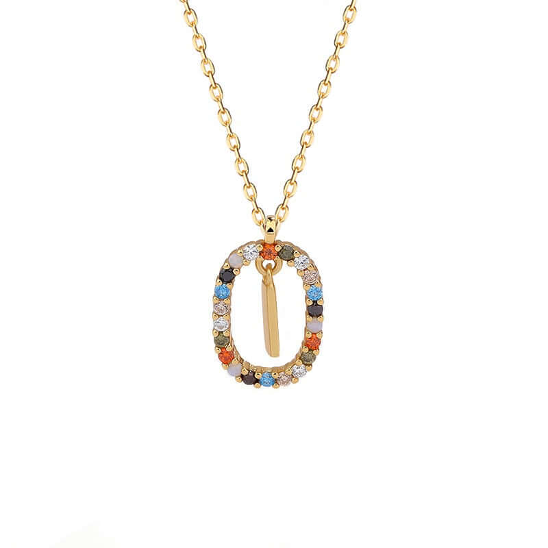 Iris Initial Charm Necklace | MSHSM