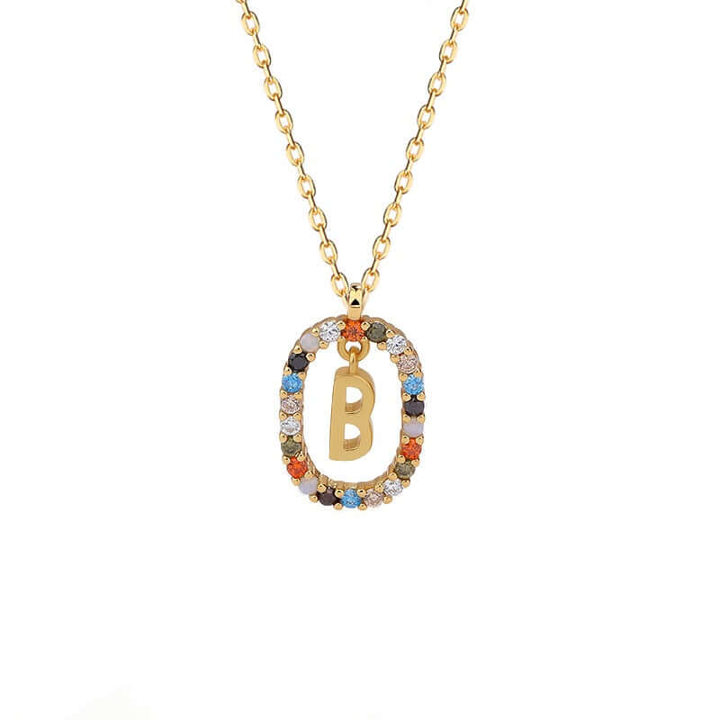 Iris Initial Charm Necklace | MSHSM