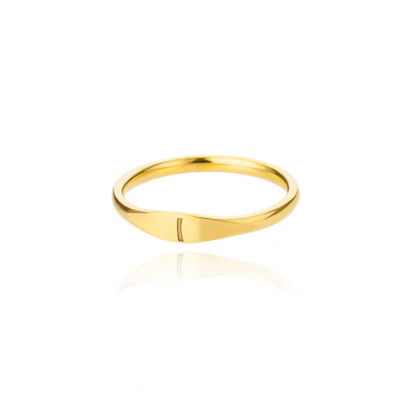 Genesis Tiny Initial Letter Rings