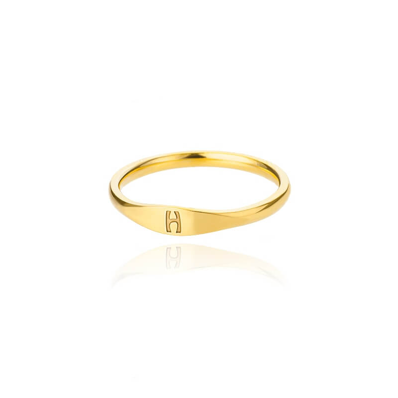 Genesis Tiny Initial Letter Rings