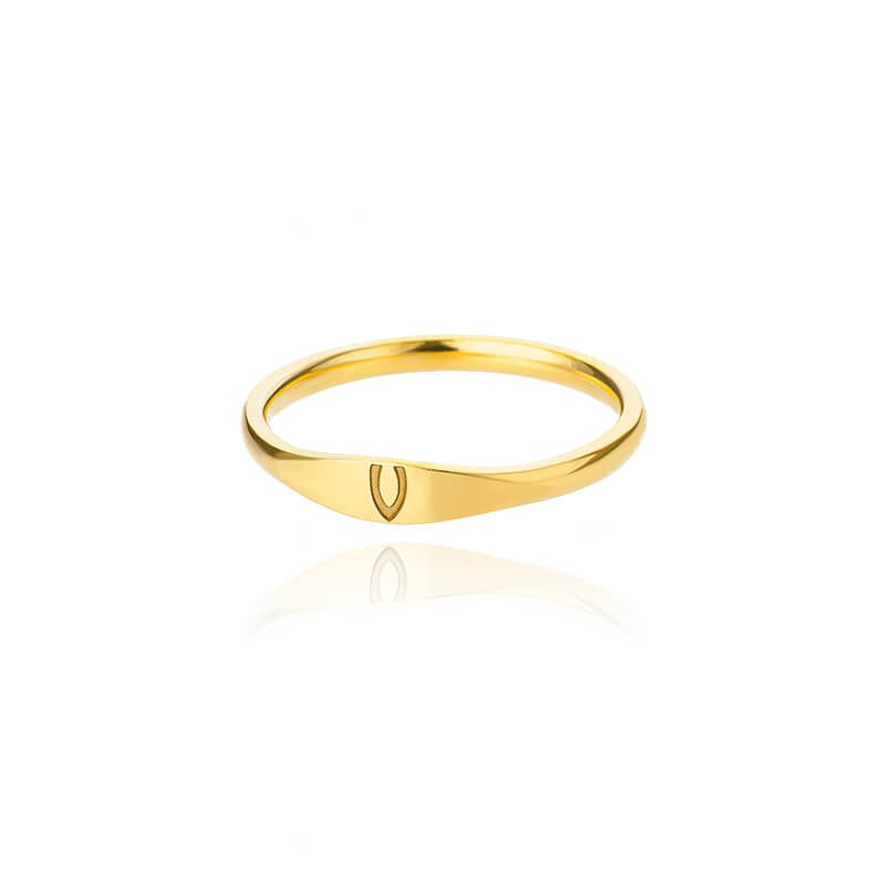 Genesis Tiny Initial Letter Rings