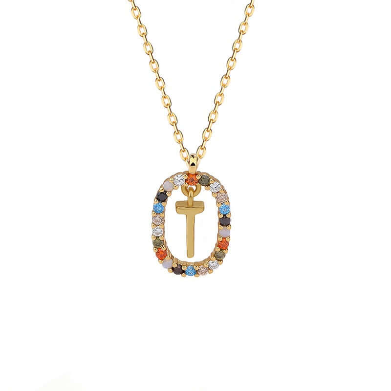 Iris Initial Charm Necklace | MSHSM