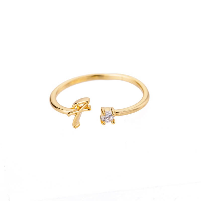 ZOLA Tiny Alphabet Letter Ring | MSHSM