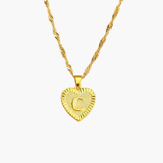 Alphabet Heart Chain Choker | MSHSM