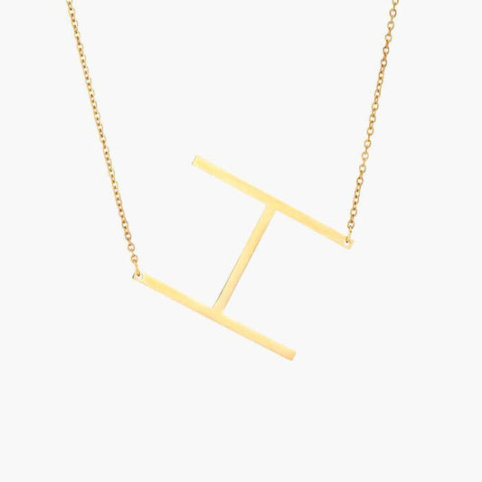 Sideways Initial Necklace | MSHSM