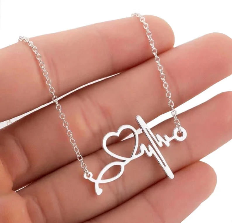 Stethoscope Heartbeat Necklace | MSHSM