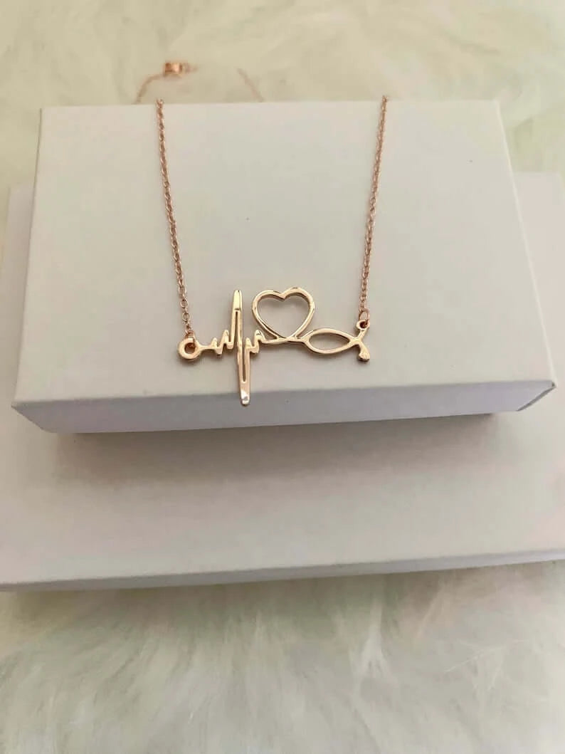 Stethoscope Heartbeat Necklace | MSHSM