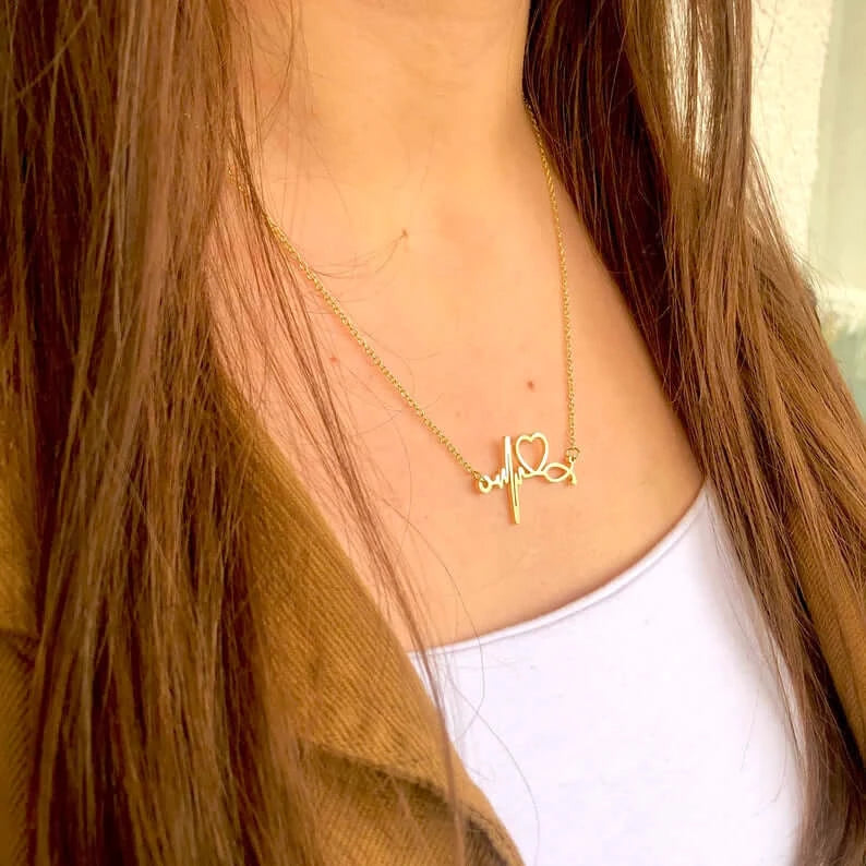 Stethoscope Heartbeat Necklace | MSHSM