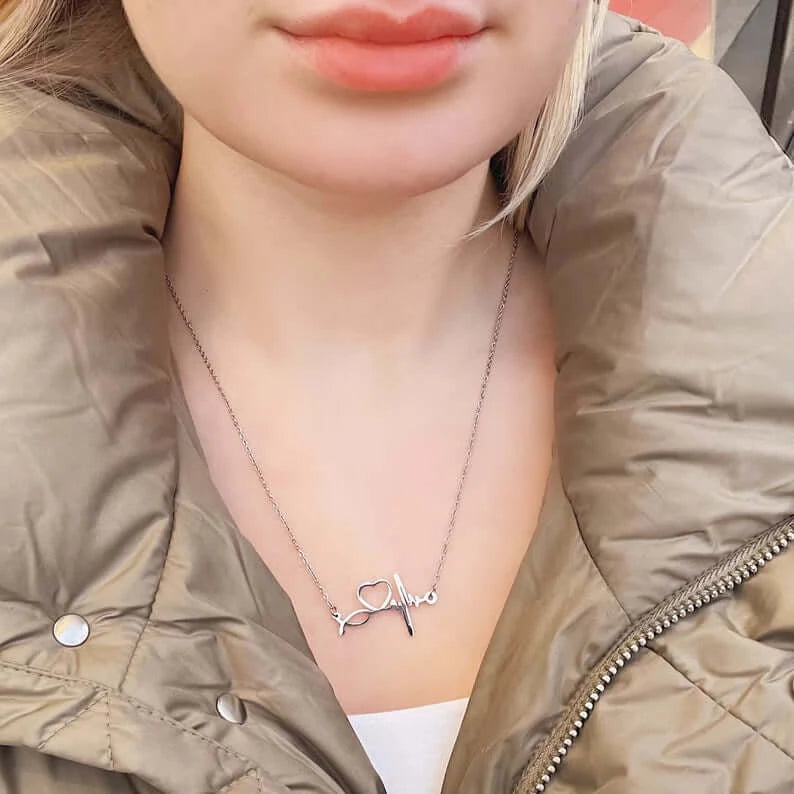 Stethoscope Heartbeat Necklace | MSHSM