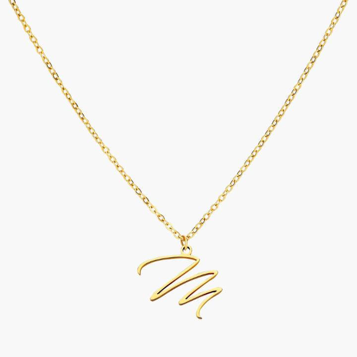 Summer Initial Letter Necklace | MSHSM