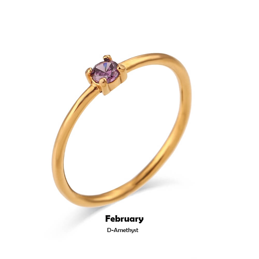 Freya Tiny Birthstone Rings | MSHSM