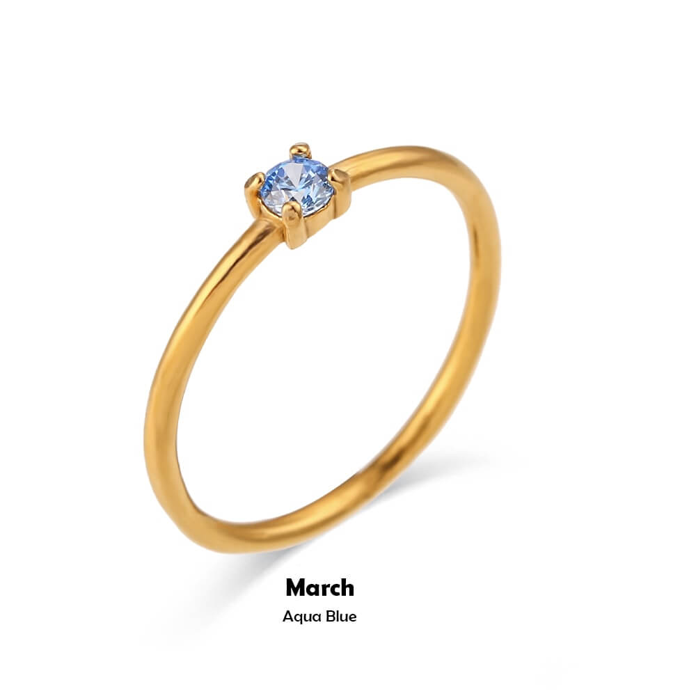 Freya Tiny Birthstone Rings | MSHSM