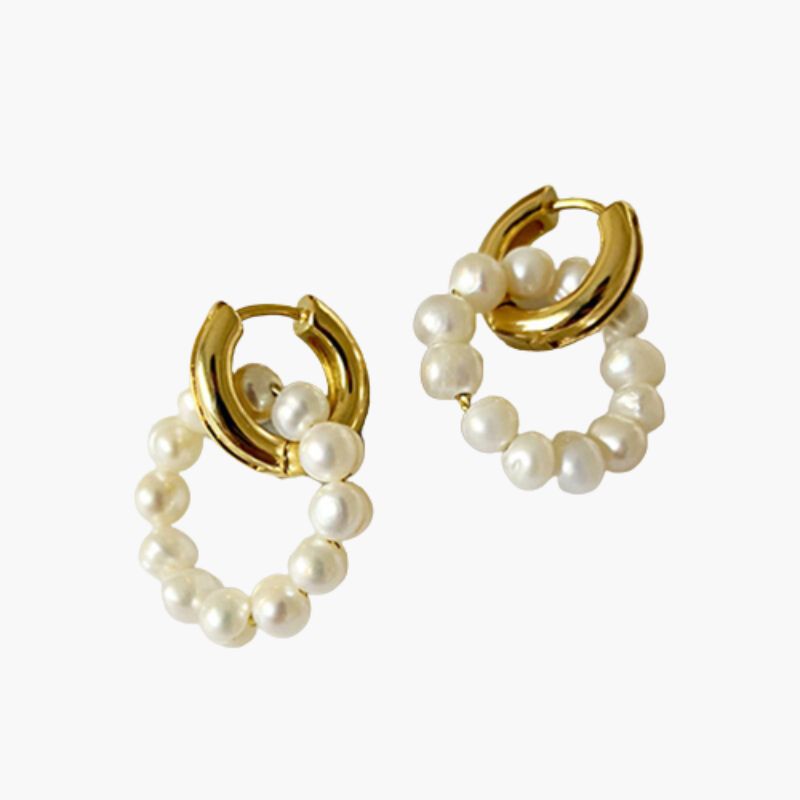 ISLA Pearl Hoop Earring | MSHSM