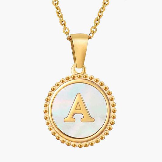 Kinsley Initial Coin Necklace | MSHSM