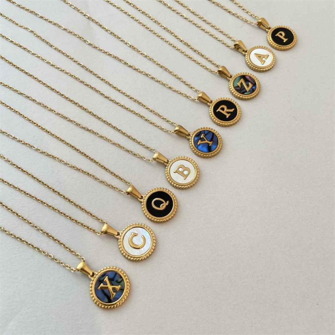 Kinsley Initial Coin Necklace | MSHSM