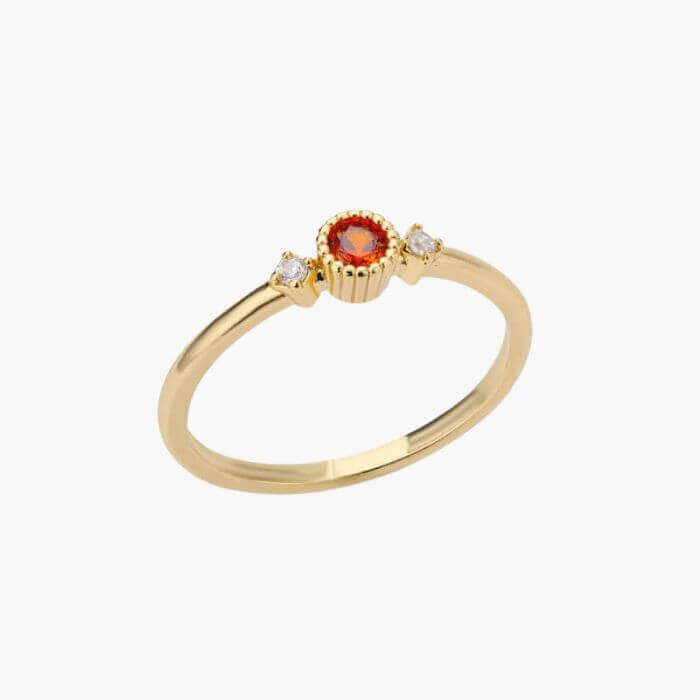 Freya Mini Birthstone Ring | MSHSM