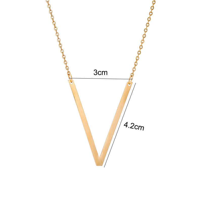 Sideways Initial Necklace | MSHSM