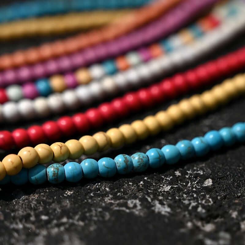 Colourful Beads Initial Choker | MSHSM