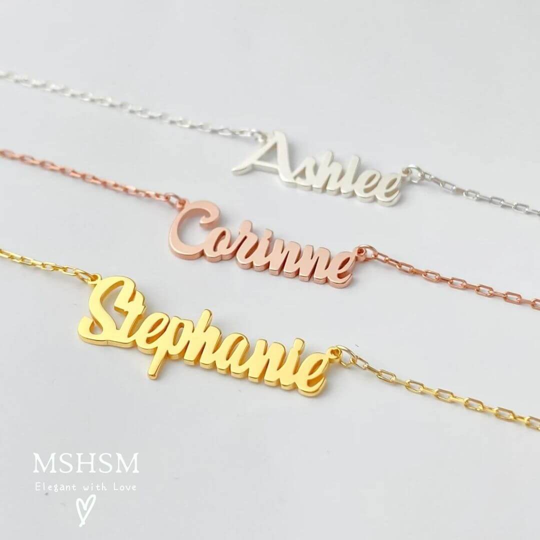 Kids Custom Name Necklace| MSHSM