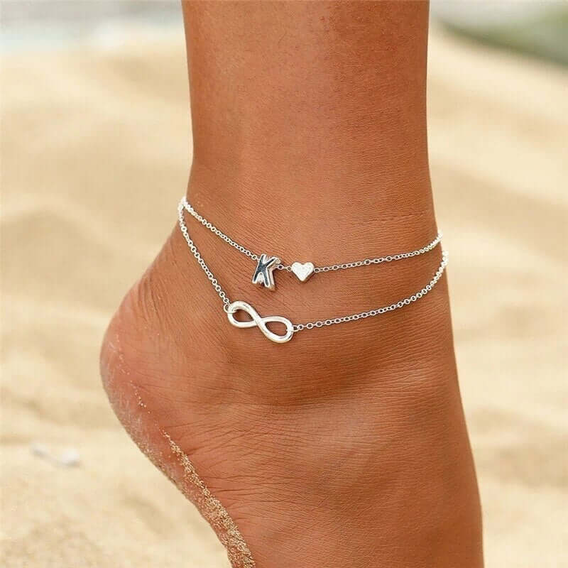 Avery Initial Letter Anklets | MSHSM