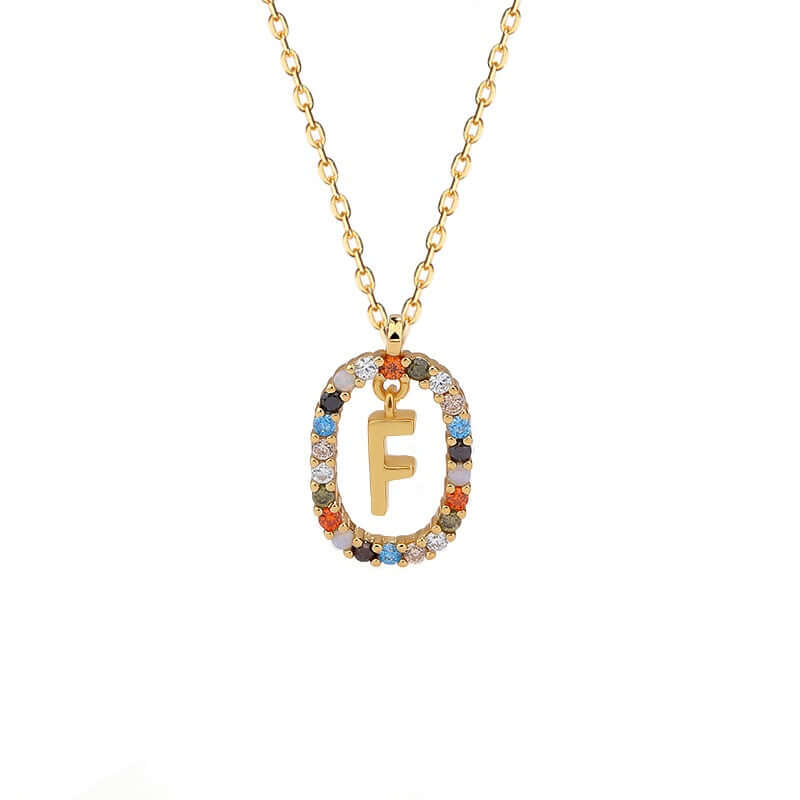 Iris Initial Charm Necklace | MSHSM