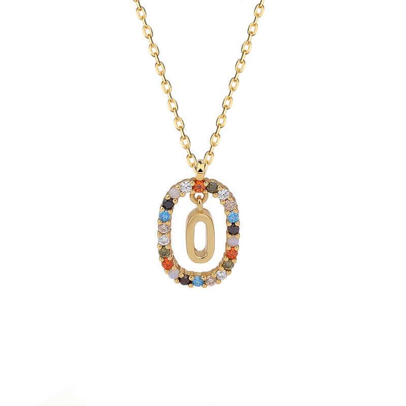 Iris Initial Charm Necklace | MSHSM
