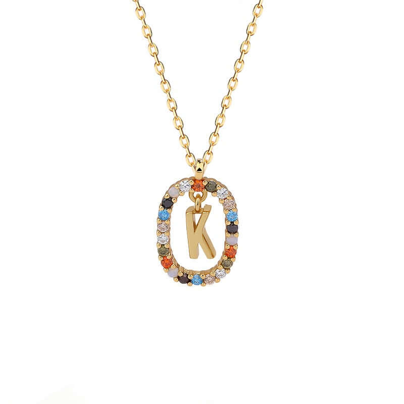 Iris Initial Charm Necklace | MSHSM