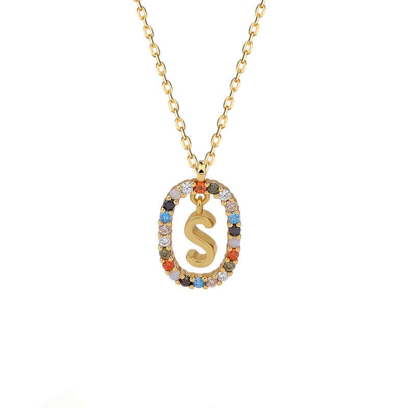 Iris Initial Charm Necklace | MSHSM