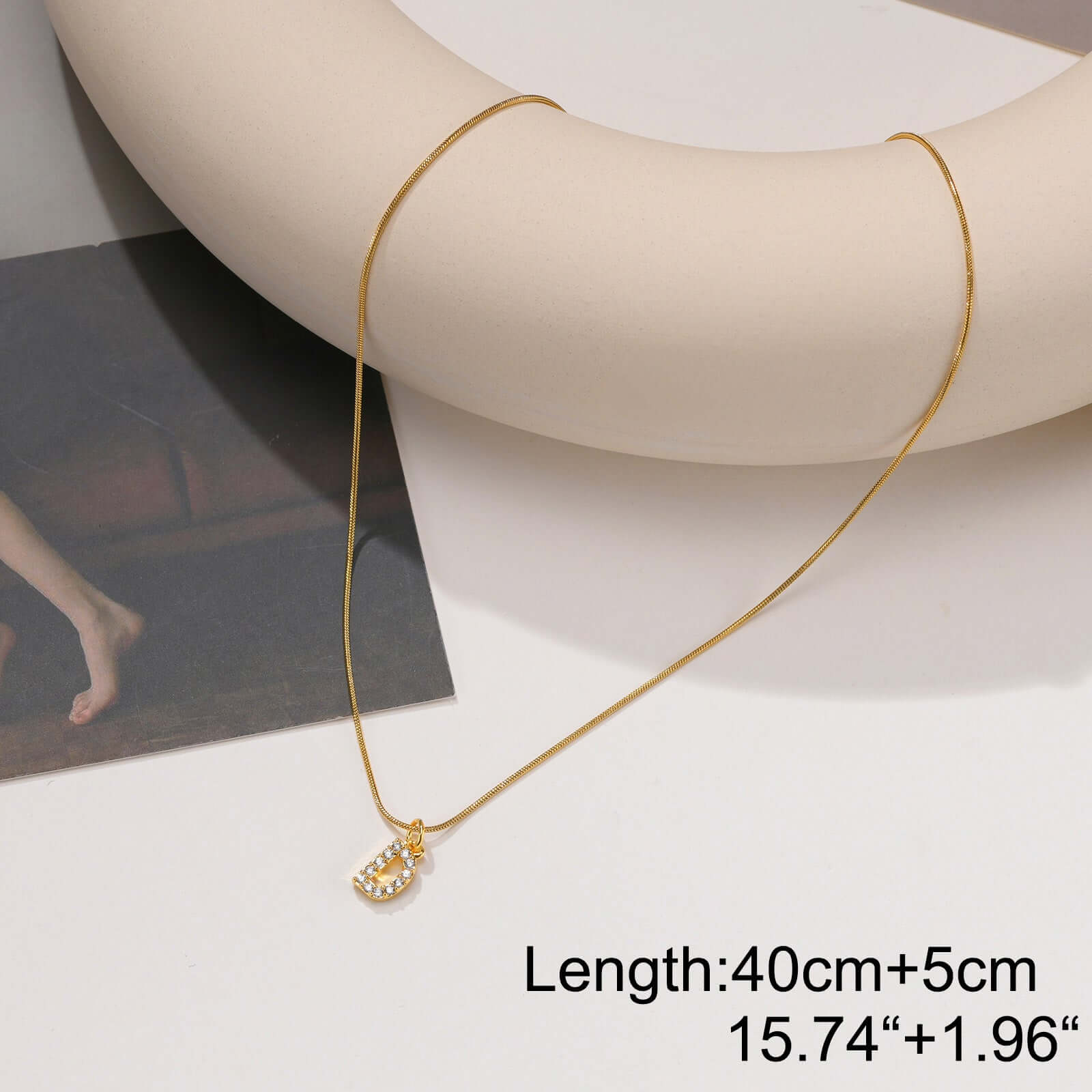Initial Alphabet Letter Necklace | MSHSM