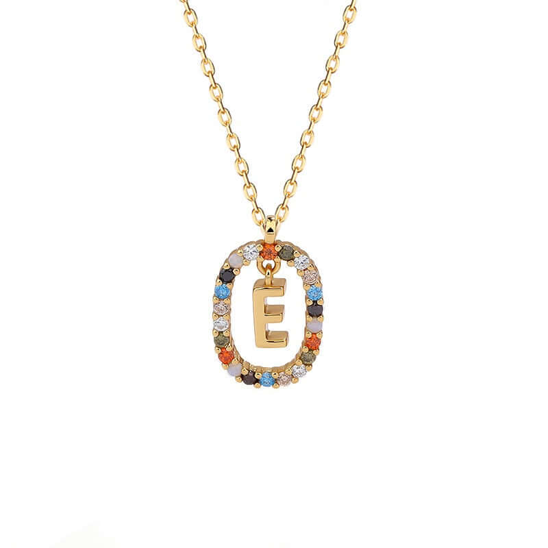 Iris Initial Charm Necklace | MSHSM