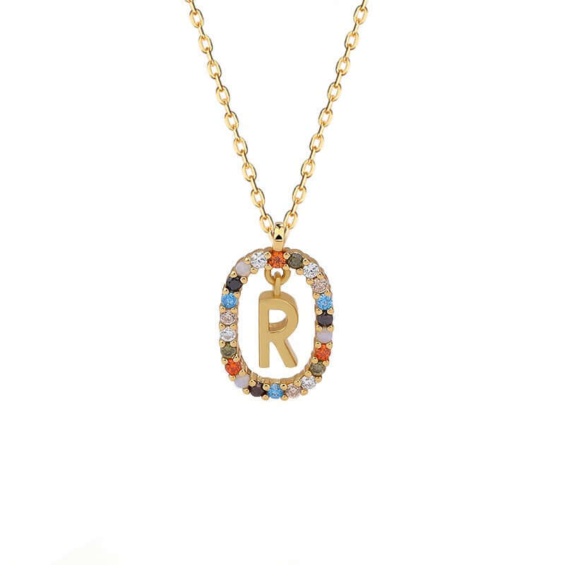 Iris Initial Charm Necklace | MSHSM