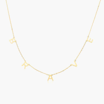 Ava Multiple Letters Necklace | MSHSM