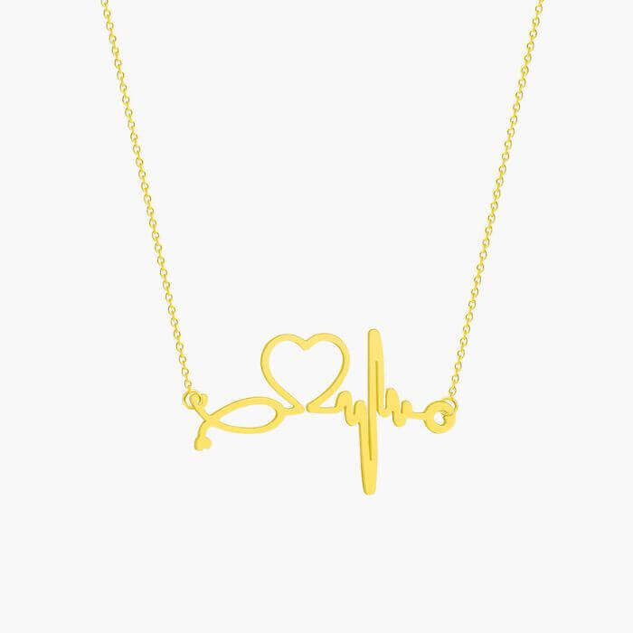Stethoscope Heartbeat Necklace | MSHSM